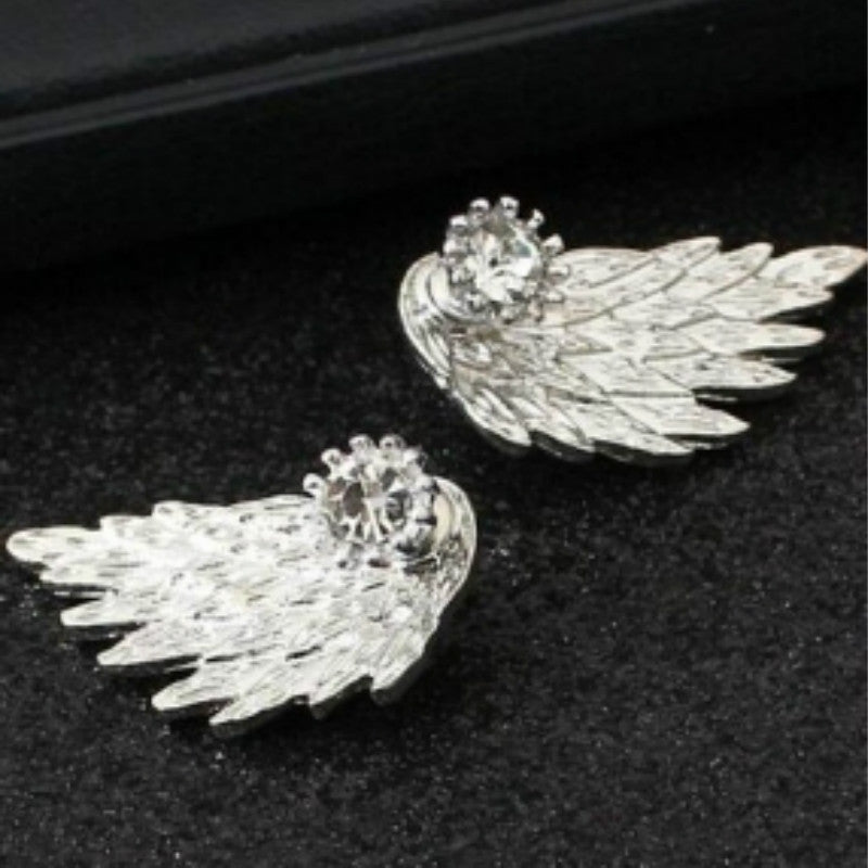 New Trend Silver Wing Earings