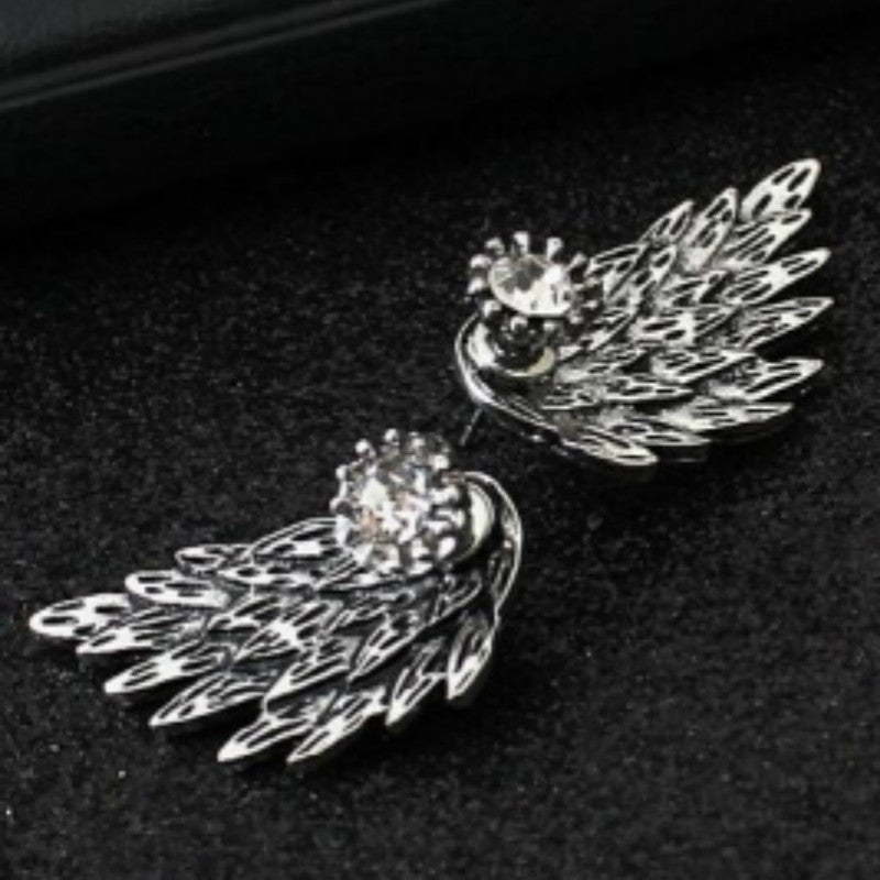 New Trend Silver Wing Earings