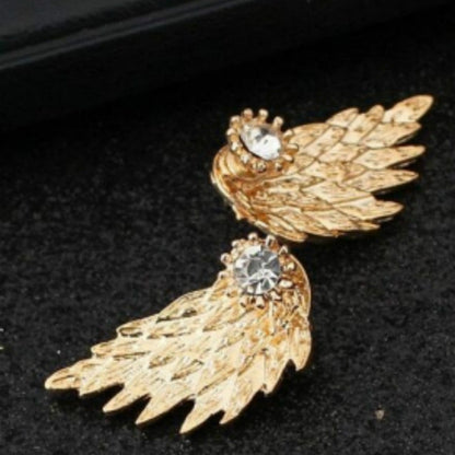 New Trend Silver Wing Earings