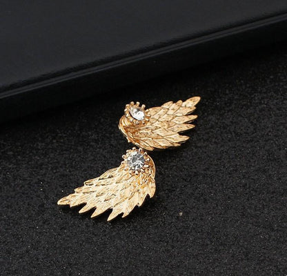 New Trend Silver Wing Earings