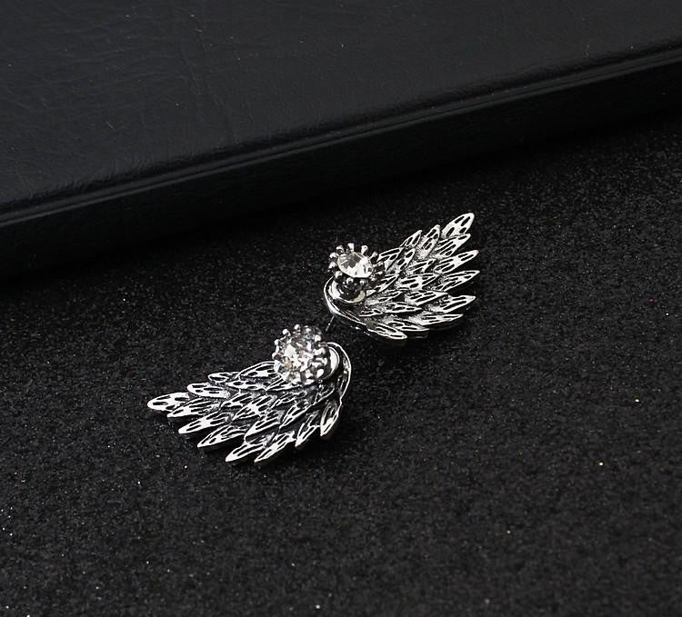 New Trend Silver Wing Earings