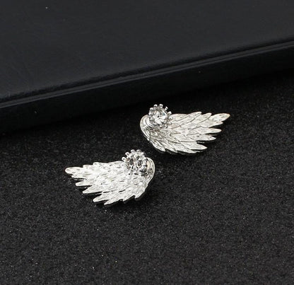 New Trend Silver Wing Earings