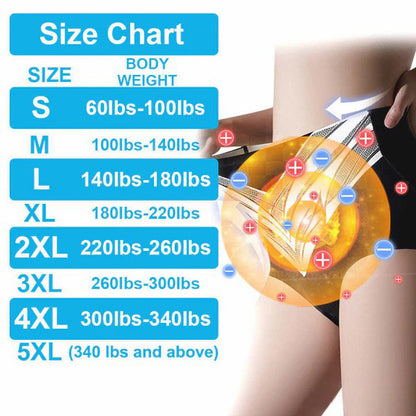 Medical Grade Titanium Fiber Self-heating Tourmaline Shaping Shorts